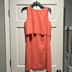 Coral Loft shift dress. Perfect for work or any occasion. Very flattering